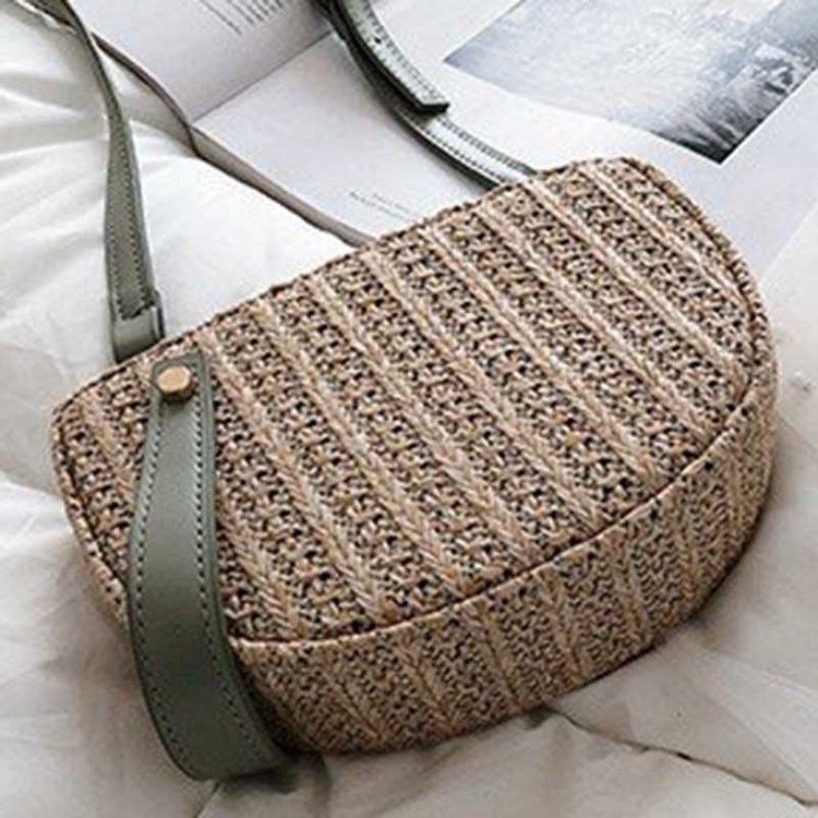 Straw Fashion Crossbody-Vesker