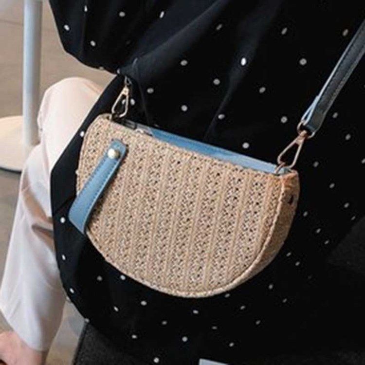 Straw Fashion Crossbody-Vesker