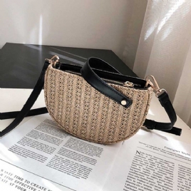 Straw Fashion Crossbody-Vesker