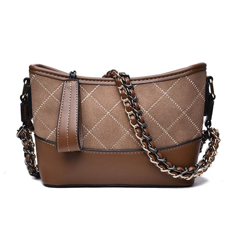 Tønneformet Glidelås Crossbody-Veske For Kvinner