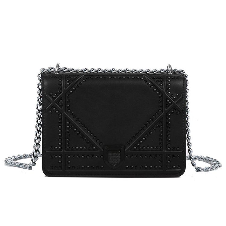 Tråd Pu Geometric Flap Crossbody-Vesker