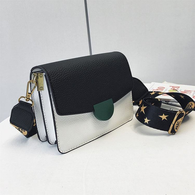 Tråd Pu Square Star Crossbody Bag