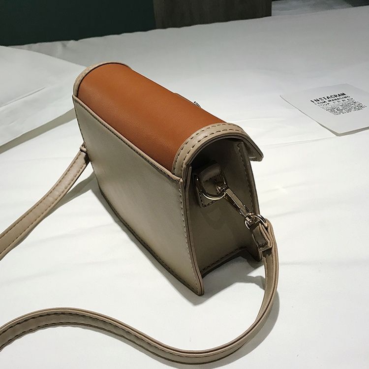 Vanlige Pu-Beltedekorerte Rektangulære Crossbody-Vesker