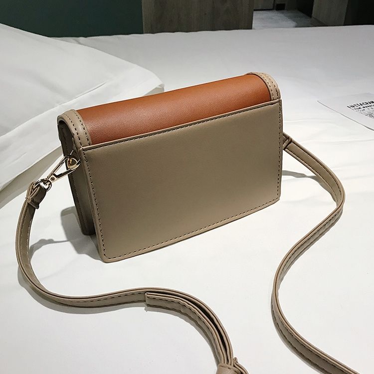 Vanlige Pu-Beltedekorerte Rektangulære Crossbody-Vesker