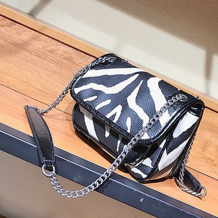 Zebra Stripe Crossbody Bag