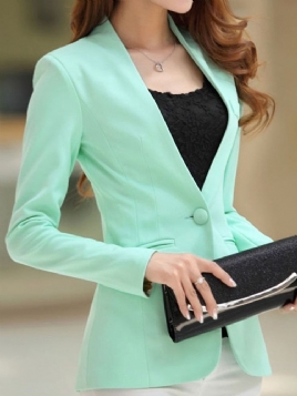 Enkel Candy Color Langermet Blazer