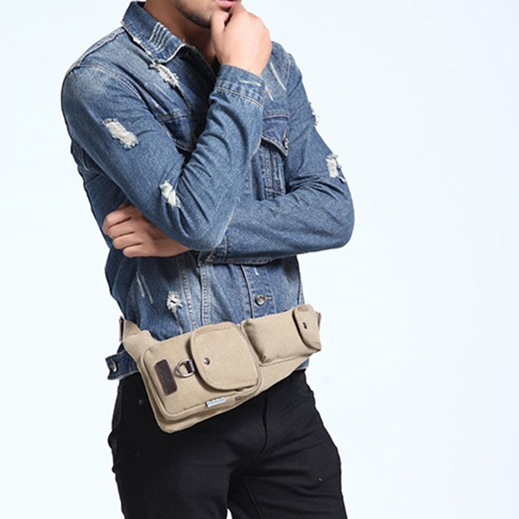 European Patchwork Canvas Sling Bags