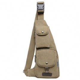 European Patchwork Canvas Sling Bags