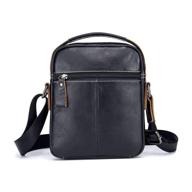 Europeiske Square Crossbody-Vesker I Vanlig Skinn