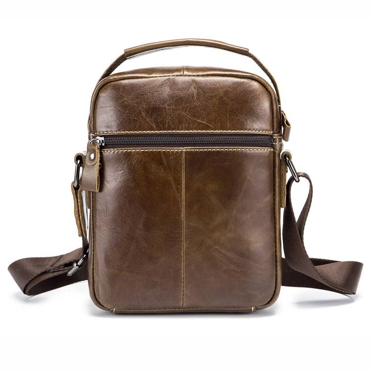 Europeiske Square Crossbody-Vesker I Vanlig Skinn