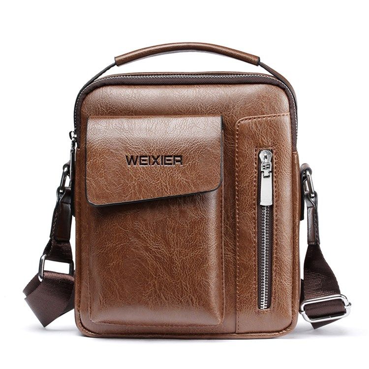 Vanlige Europeiske Pu Square Crossbody-Vesker