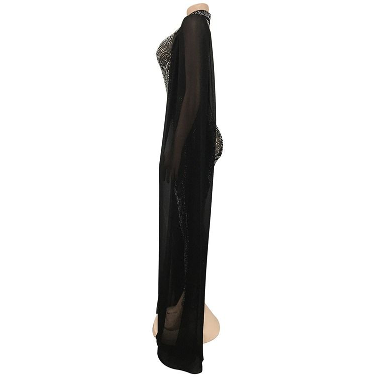 Diamond Full Length Fashion Skinny Pencil Bukser Jumpsuit