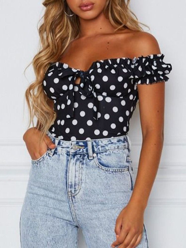 Fashion Print Shorts Slim Jumpsuit