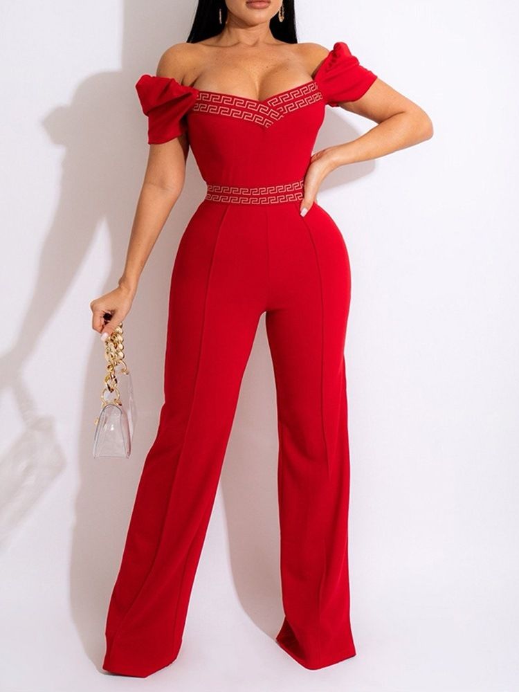 Print Full Length Fashion Slim Rett Jumpsuit