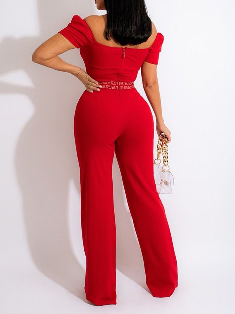 Print Full Length Fashion Slim Rett Jumpsuit