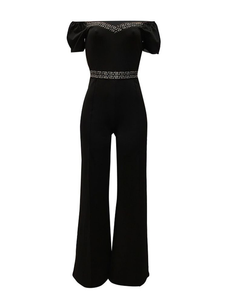 Print Full Length Fashion Slim Rett Jumpsuit