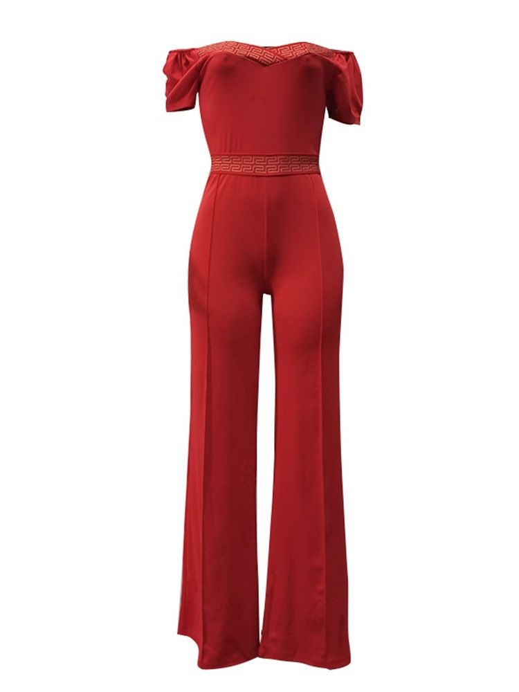 Print Full Length Fashion Slim Rett Jumpsuit