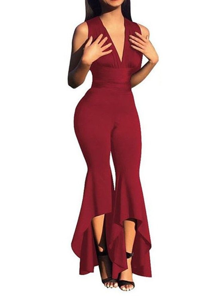 Vanlig Dressy Flare Slim Jumpsuit