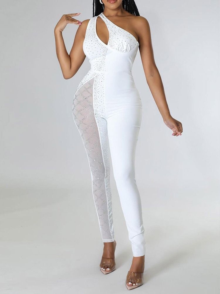 Western Diamond Full Length Pencil Bukser Slim Jumpsuit