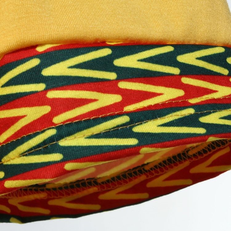 Afrikansk Mote V-Hals Dashiki Print Kortermet T-Skjorte For Menn