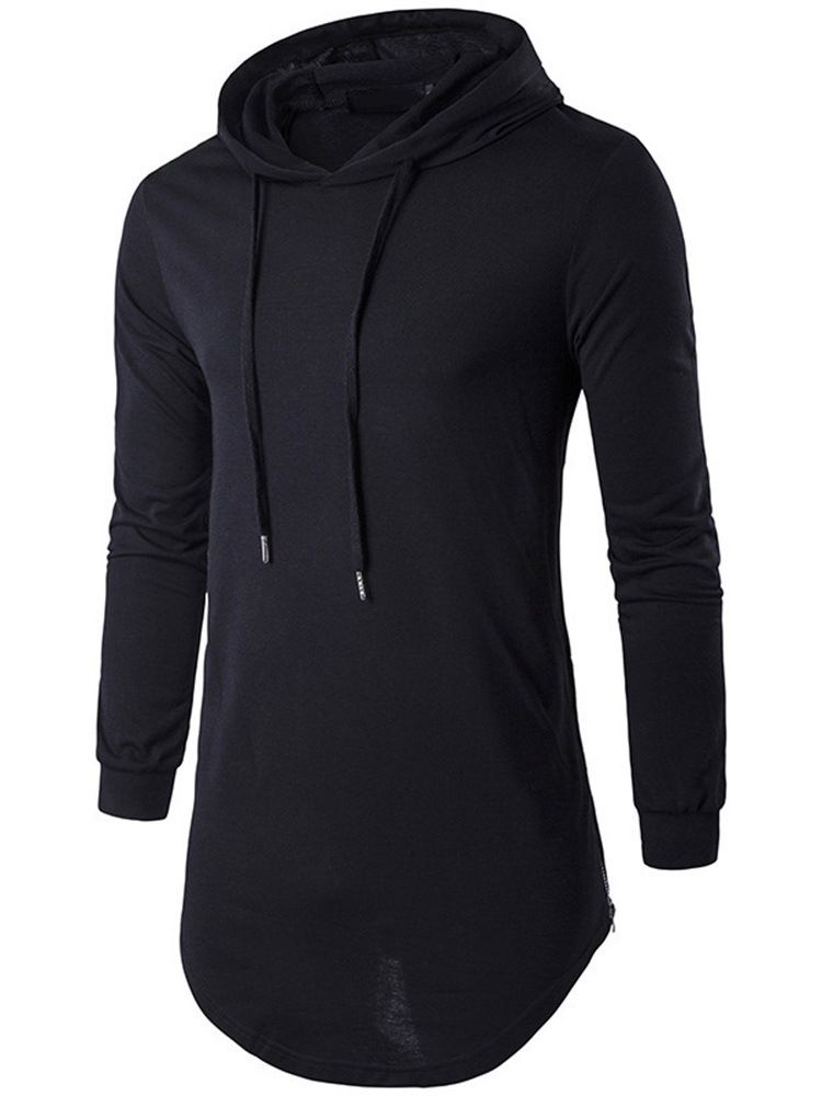 Hette Vanlig Uformell Pullover Slim T-Skjorte