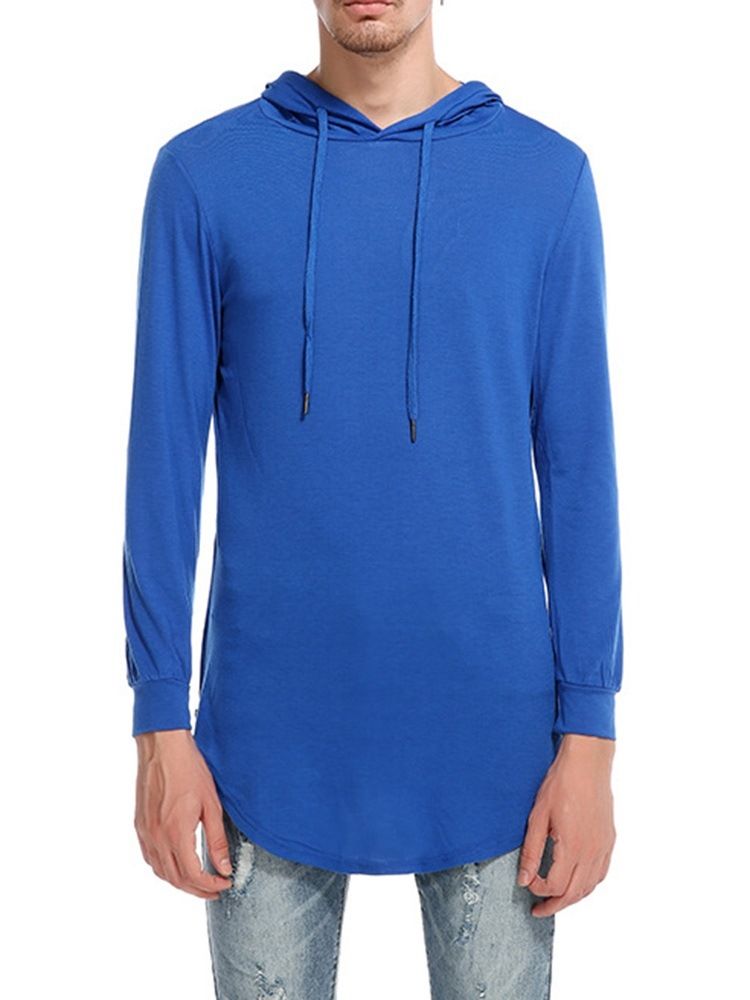 Hette Vanlig Uformell Pullover Slim T-Skjorte