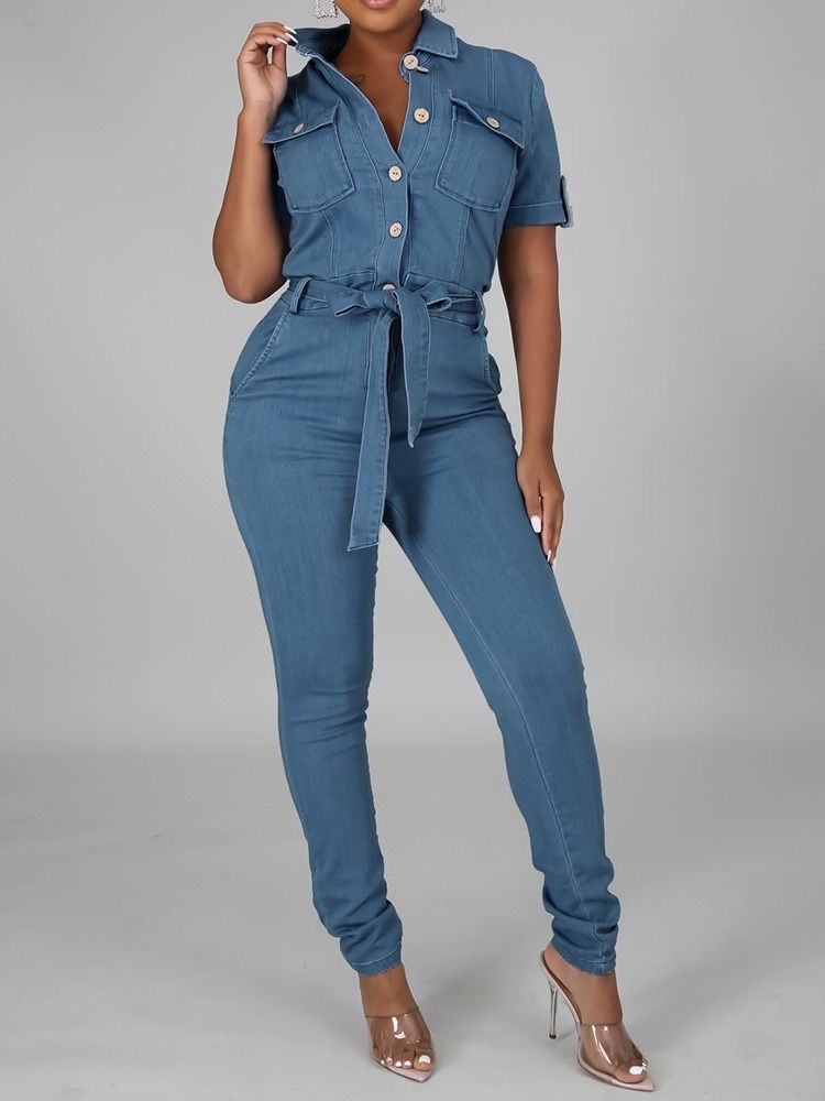 Skinny Jumpsuit I Full Lengde