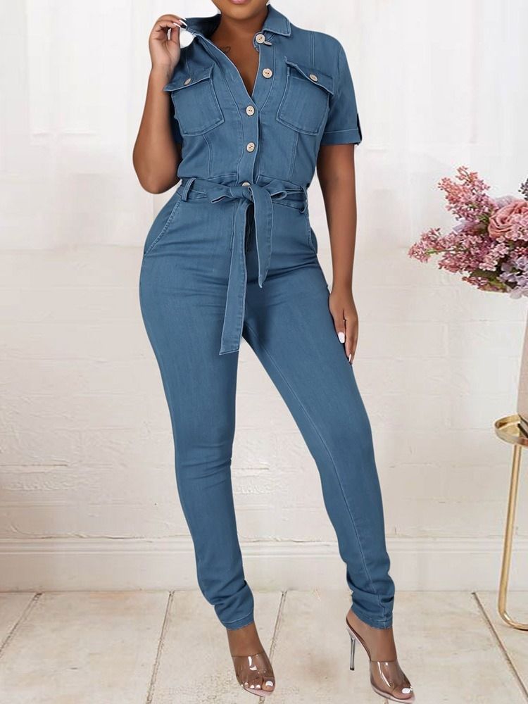 Skinny Jumpsuit I Full Lengde