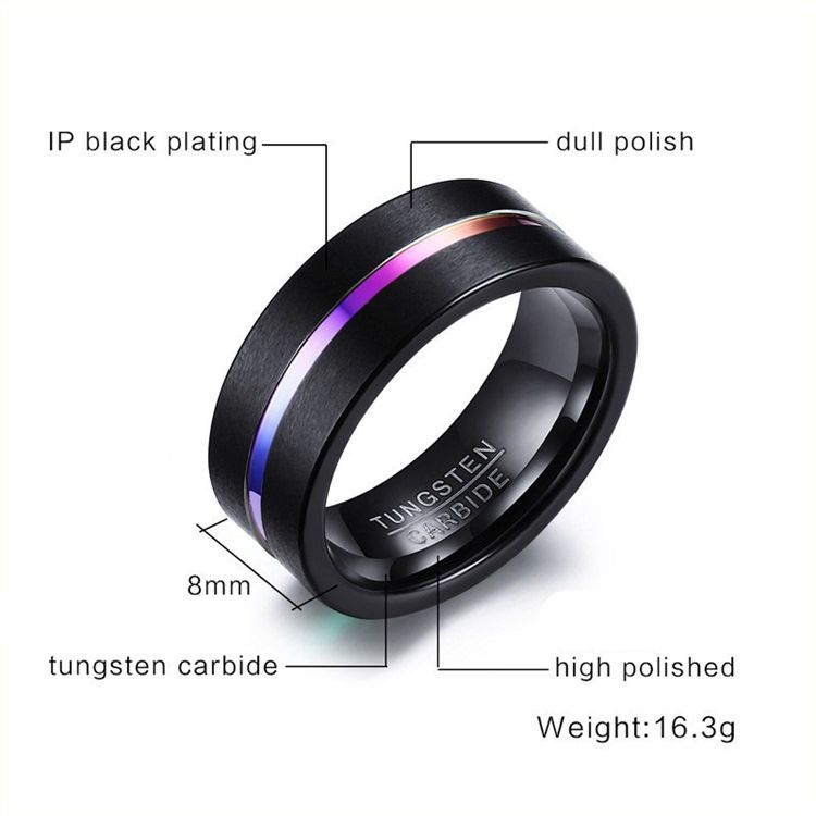 Tungsten Stålring