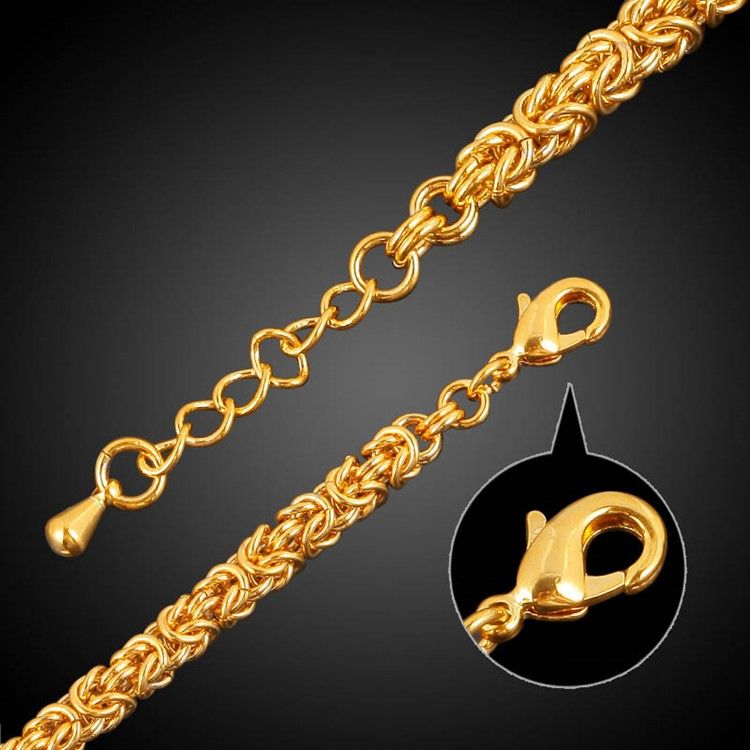 Twist18K Gullbelegg Armbånd For Menn