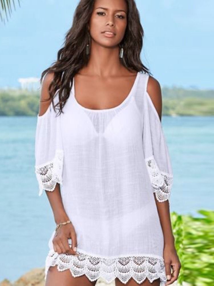 Blonder Cold Shoulder Beach Topper