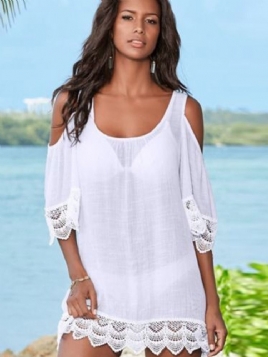 Blonder Cold Shoulder Beach Topper