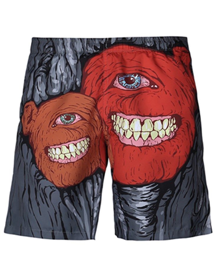 3D Hjerteformet Strandshorts For Menn