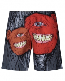 3D Hjerteformet Strandshorts For Menn