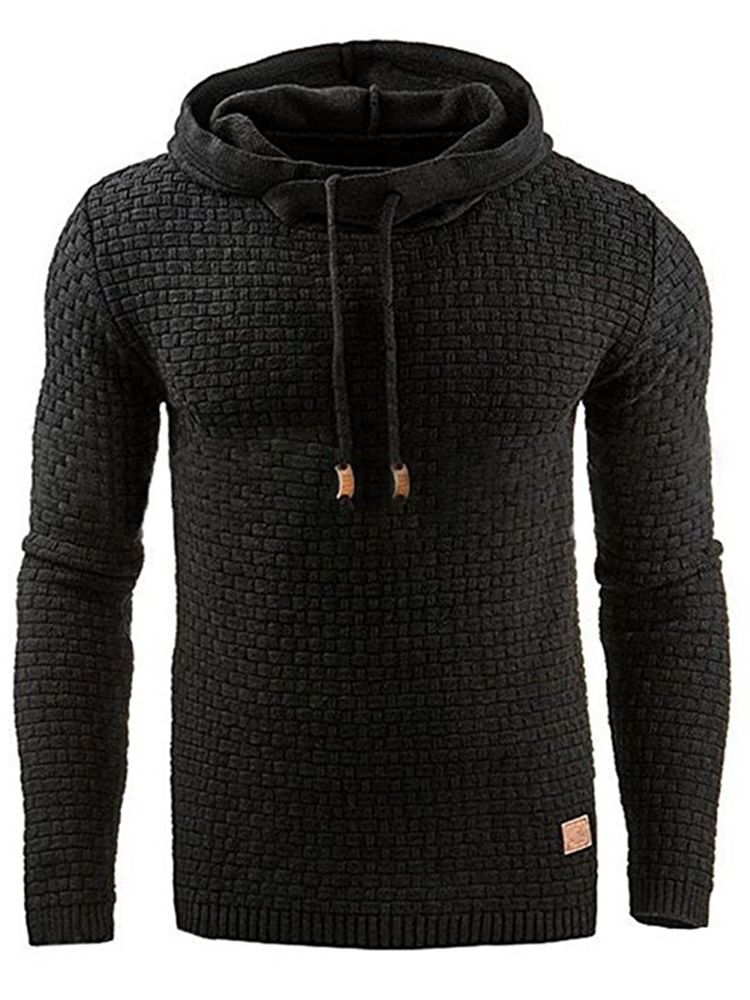 Pullover Enkel Vår-Hettegensere For Menn