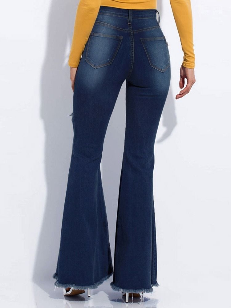 Bellbottoms Hull Gradient Glidelås Slim Jeans