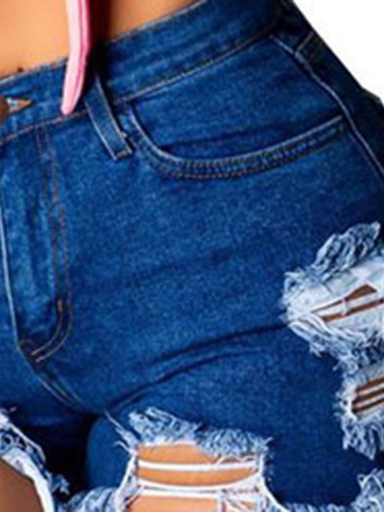 Vanlig Lomme Sexy Slanke Jeans Med Glidelås