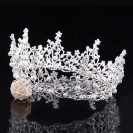 Wedding Pearl Tiara Hårtilbehør