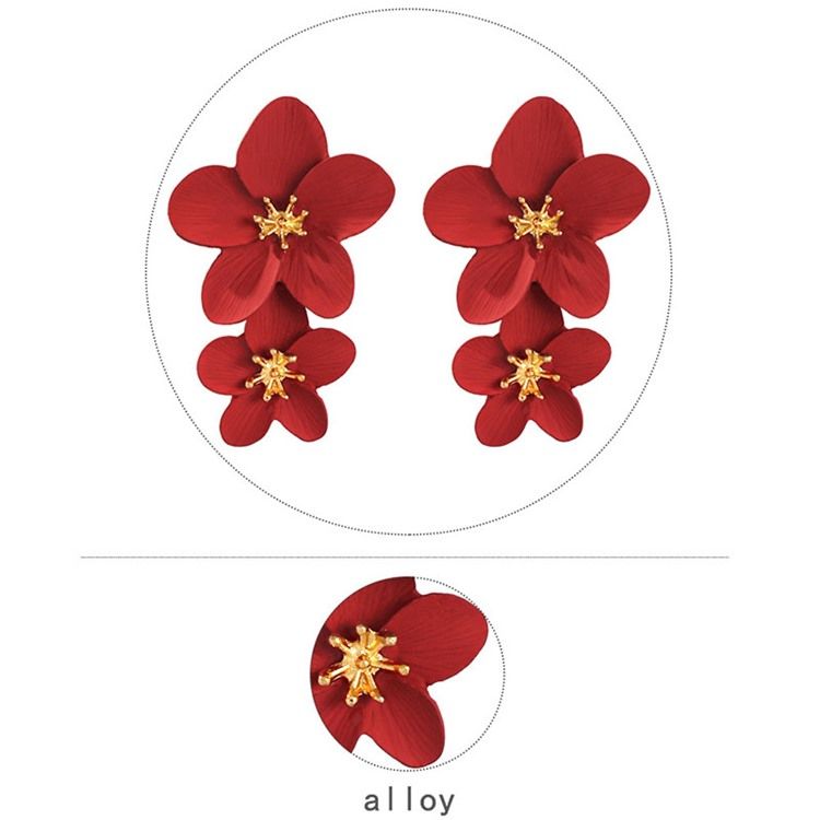 Blomsterlegering Farge Øredobber