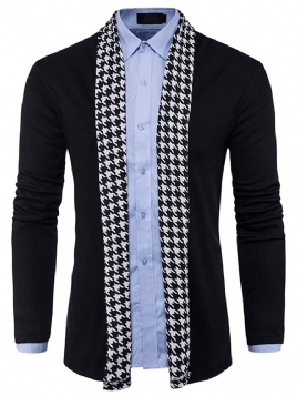 Standard Houndstooth Slim Fall Herregenser