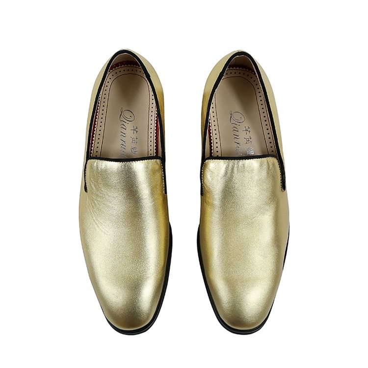 Golden Slip-On Low-Cut Menn Oxfords