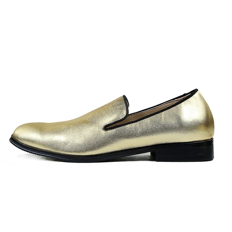 Golden Slip-On Low-Cut Menn Oxfords