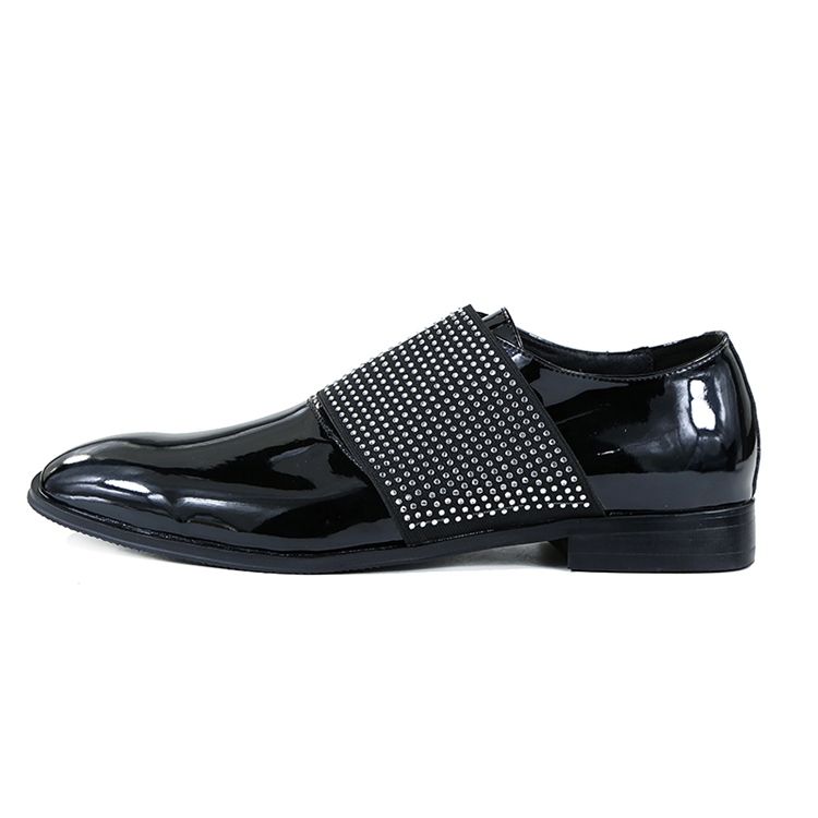 Rhinestone Slip-On Vanlige Oxfords For Menn