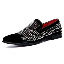 Rivet Rund Toe Slip-On Herresko