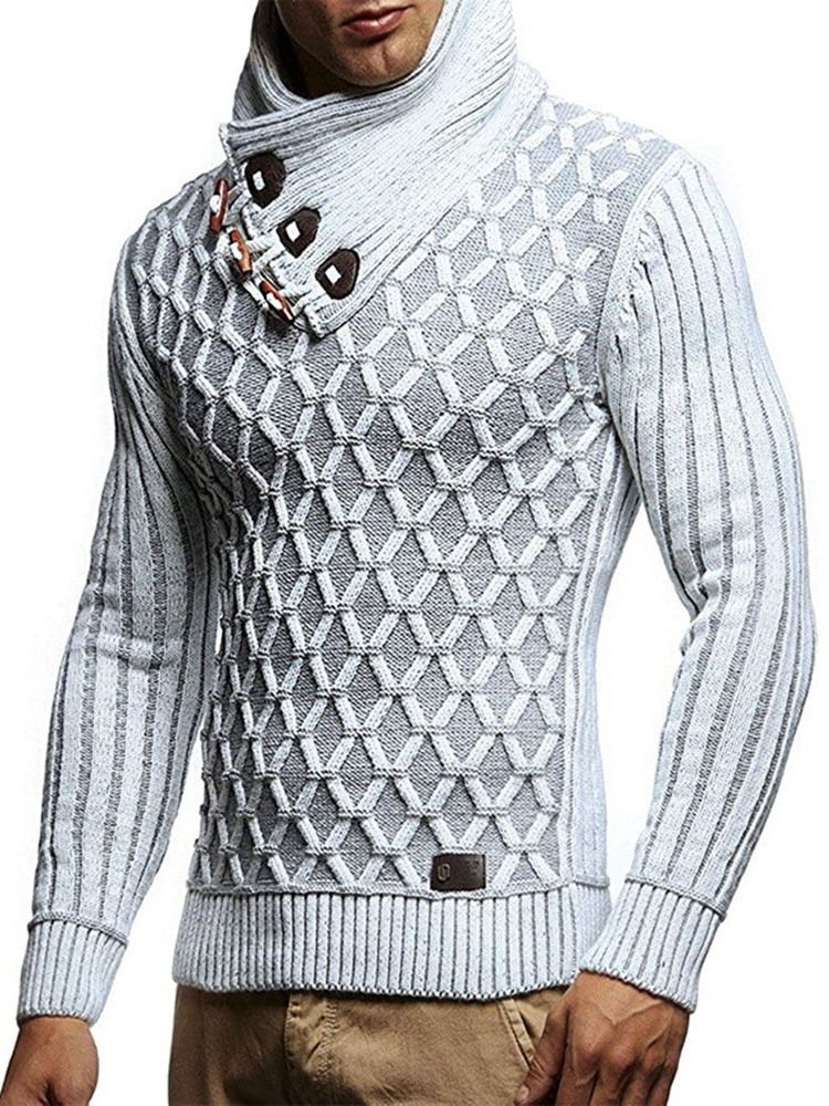 Geometrisk Turtleneck Standard England Weather For Menn