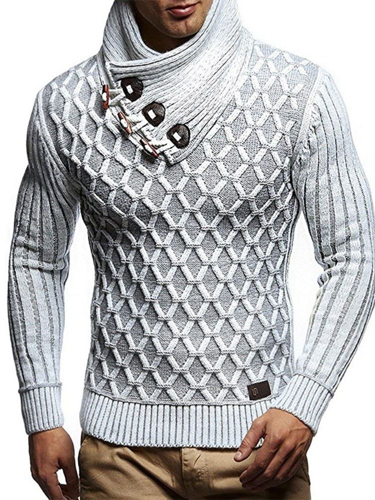 Geometrisk Turtleneck Standard England Weather For Menn