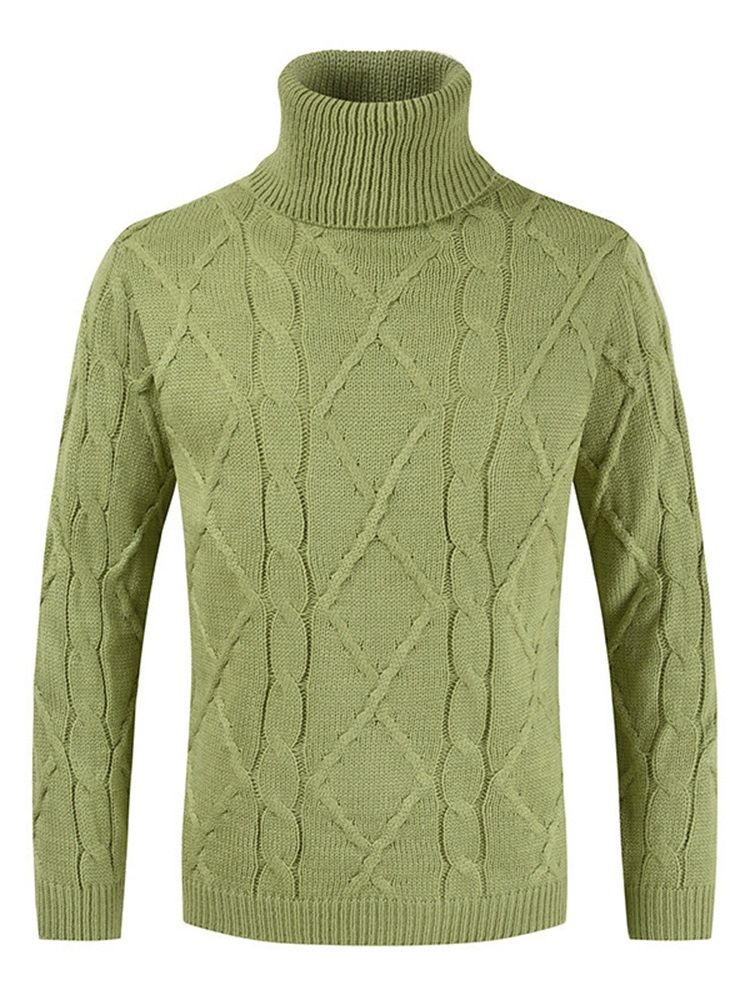 Vanlig Turtleneck Standard Koreansk Vintergenser