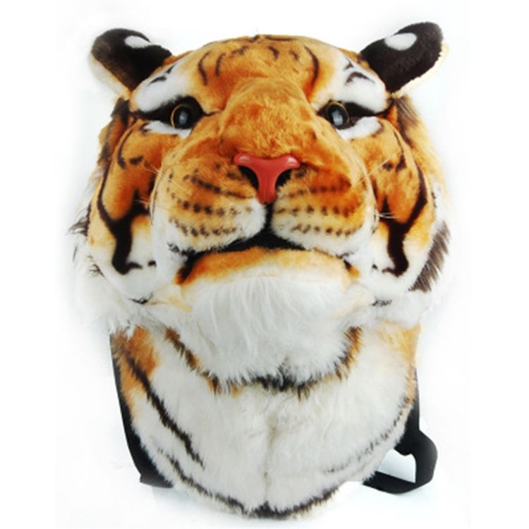 Naturtro Tiger Head Design Ryggsekk For Kvinner