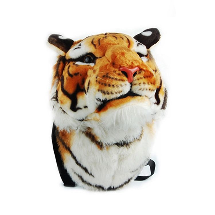 Naturtro Tiger Head Design Ryggsekk For Kvinner