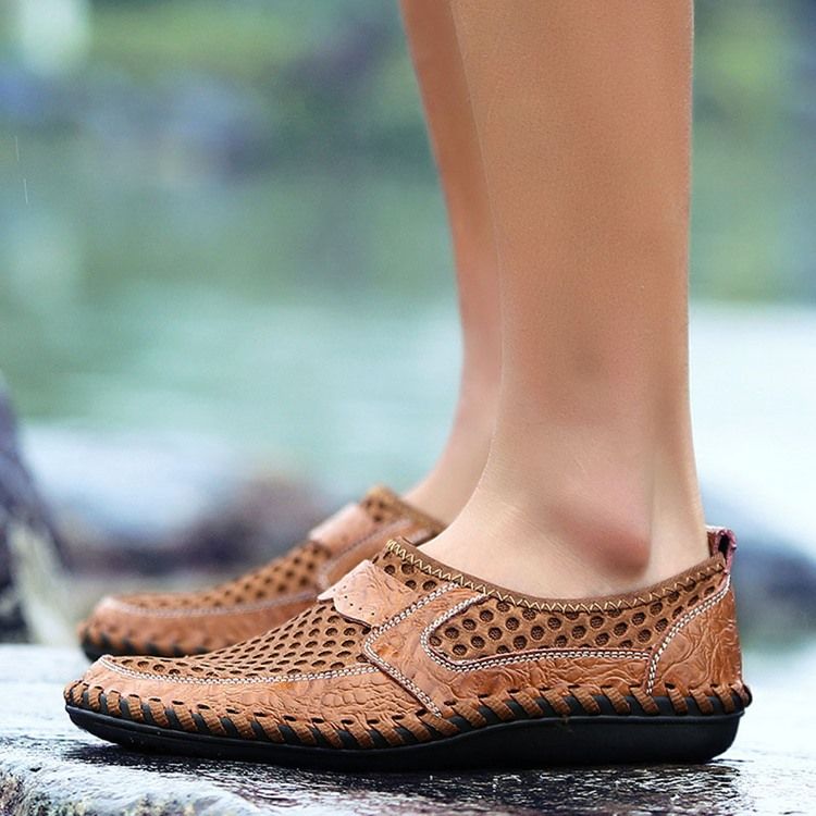 Mesh Hollow Slip-On Herresko